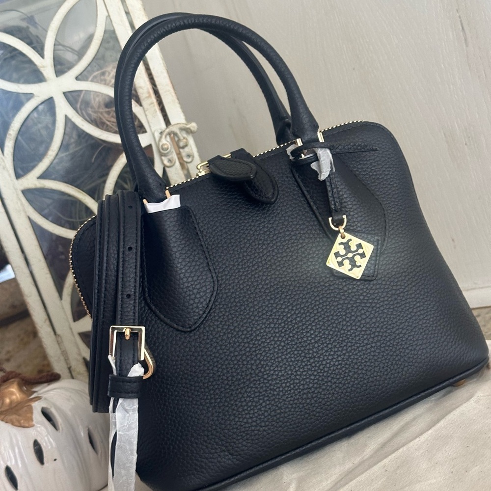 Tory Burch Mini Leather Swing Crossbody Bag ~NWT~ Black